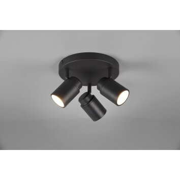 Trio-Leuchten ANGELO Ceiling Light black, 3-light sources