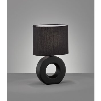 Fischer-Honsel PONTI Table lamp black, 1-light source