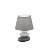 Fischer-Honsel PIBE Table lamp grey, 1-light source