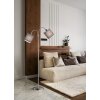 Fischer-Honsel COZY Floor Lamp matt nickel, 2-light sources