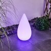 BOUILLI outdoor floor lamp LED white, 1-light source, Remote control, Colour changer