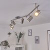 JAVEL Ceiling Light chrome, matt nickel, 6-light sources