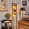GRESSOT Floor Lamp gold, grey, 3-light sources