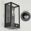 CAUDRY Outdoor Wall Light black, 1-light source, Motion sensor
