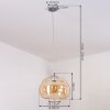 SALAMEO Pendant Light silver, 1-light source