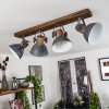 ORNY Ceiling Light grey, Dark wood, 4-light sources