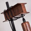 BARBENGO Table lamp rust-coloured, black, 1-light source