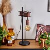 BARBENGO Table lamp rust-coloured, black, 1-light source