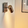 JAVEL Wall Light chrome, matt nickel, 1-light source