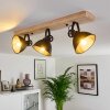 SVANFOLK Ceiling Light Light wood, black, 3-light sources