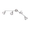 Wofi FARA ceiling light silver, 4-light sources
