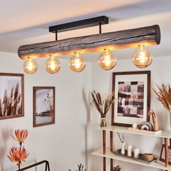 CANEDO Ceiling Light grey, black, 5-light sources