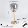 VERBANIA Table lamp brass, 1-light source