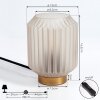 BRIEL Table lamp brass, 1-light source