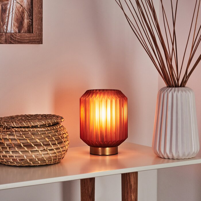 BRIEL Table lamp brass, 1-light source