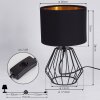 AVON Table lamp black, 1-light source