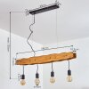 FLANDE Pendant Light black, 4-light sources