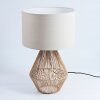 CANOT Table lamp brown, Ecru, 1-light source