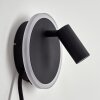 VIATA Wall Light LED black, white, 2-light sources