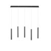 Leuchten-Direkt BRUNO Pendant Light LED black, 5-light sources