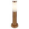 Globo BOSTON pedestal light Dark wood, 1-light source