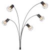 Globo PRISKA Floor Lamp black, 5-light sources
