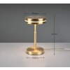 Trio-Leuchten FRANKLIN Table lamp LED brass, 1-light source
