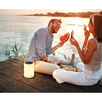 FHL-easy BARI Table lamp LED white, 1-light source, Remote control, Colour changer