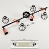 BARIPADA Ceiling Light black, 4-light sources