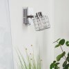 DESRUE Wall Light chrome, silver, 1-light source