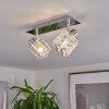 DESRUE Ceiling Light chrome, silver, 2-light sources