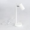 JAVEL Table lamp chrome, white, 1-light source