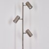 JAVEL Floor Lamp chrome, matt nickel, 3-light sources