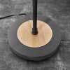 JAVEL Floor Lamp grey, Wood like finish, black, 3-light sources