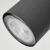 JAVEL Floor Lamp grey, Wood like finish, black, 3-light sources