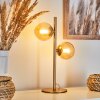 ALDEN Table lamp brass, 2-light sources