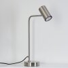 ZUOZ Table lamp chrome, matt nickel, 1-light source