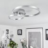 SORTE Ceiling Light LED matt nickel, 1-light source