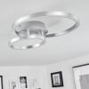 SORTE Ceiling Light LED matt nickel, 1-light source