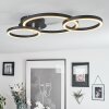 SORTE Ceiling Light LED chrome, black, 1-light source