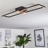 HYACINTHE Ceiling Light LED chrome, black, 1-light source