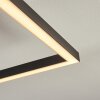 HYACINTHE Ceiling Light LED chrome, black, 1-light source