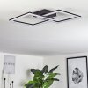 TALETA Ceiling Light LED black, 1-light source