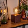 LAGRADIOULE Table lamp rust-coloured, 1-light source