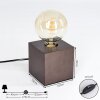 LAGRADIOULE Table lamp brown, bronze, 1-light source