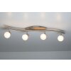 Globo LORD ceiling spotlight chrome, Light wood, 4-light sources