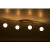 Globo LORD ceiling spotlight chrome, Light wood, 4-light sources