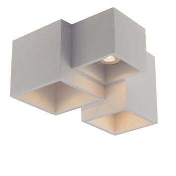 Luce-Design FOSTER Ceiling Light can be painted with regular paint, white, 3-light sources