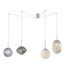 Luce-Design GREENWICH Pendant Light chrome, 4-light sources