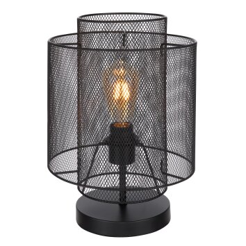 Globo AUGUSTIN Table lamp black, 1-light source